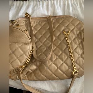 Gold barrel St. John purse